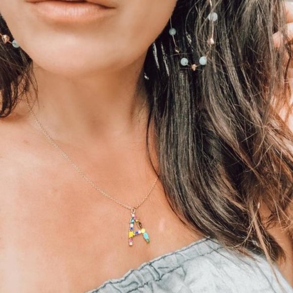 :: Stella & Dot Madison Pearl+Spike Hoop Earrings - Picture 6 of 11